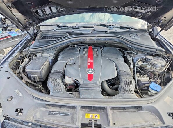 4JGED6EB0KA134832 2019 MERCEDES-BENZ GLE Blue Вид підкапотного простору