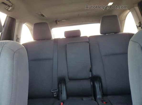 5TDZZRFH9KS296411 2019 TOYOTA HIGHLANDER Red Rear interior view