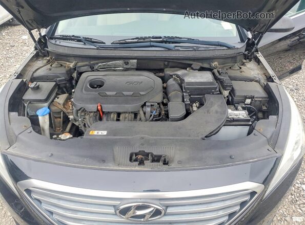 5NPE24AF1GH389741 2016 HYUNDAI SONATA Black Շարժիչի բաժամունքի տեսք