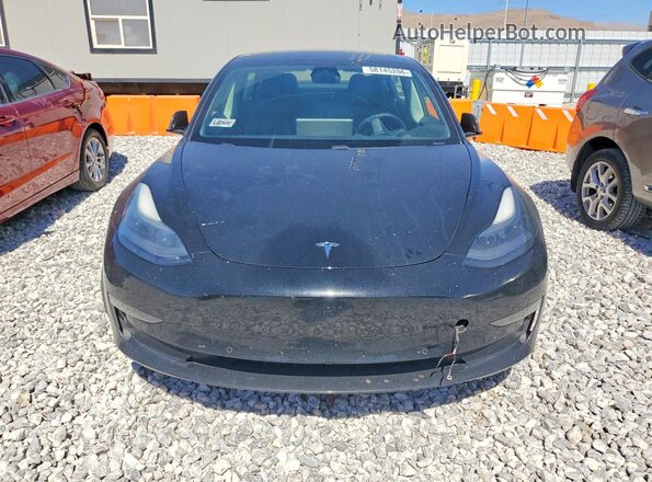5YJ3E1EB7MF063179 2021 TESLA MODEL 3 Black Widok z tyłu