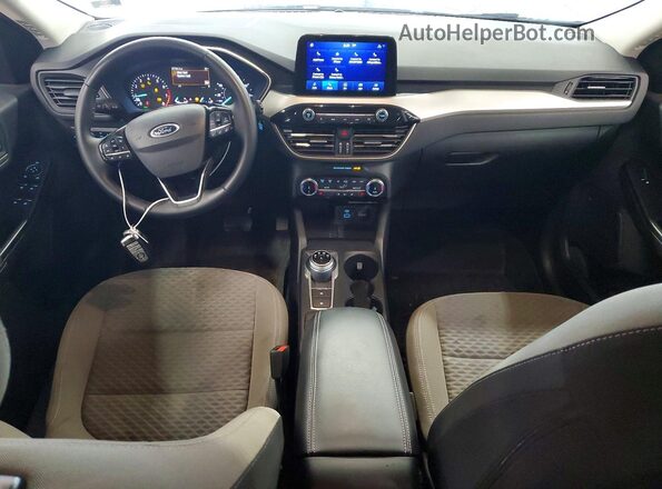 1FMCU9G60NUA82890 2022 FORD ESCAPE Black Widok zestawu wskaźników