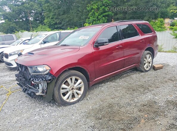 1C4RDJDG8JC416175 2018 DODGE DURANGO Бордовый Задняя левая четверть