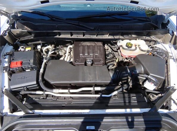 1GTRHAEK0PZ170235 2023 GMC SIERRA White Առջևի վահանակի տեսք