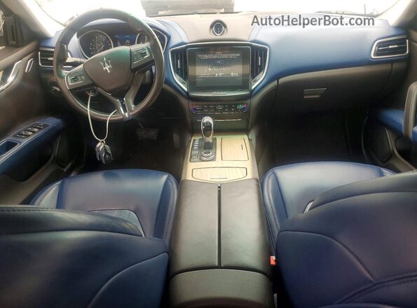 ZAM57XSL1H1198896 2017 MASERATI GHIBLI Gray Вид щитка приладів
