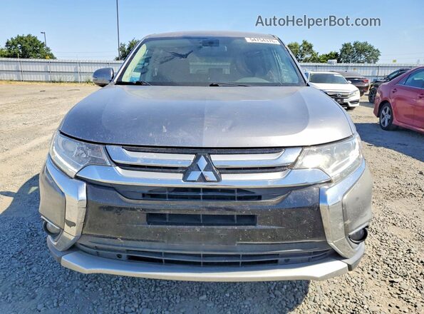 JA4AD3A3XJJ001780 2018 MITSUBISHI OUTLANDER Gray Вид ззаду