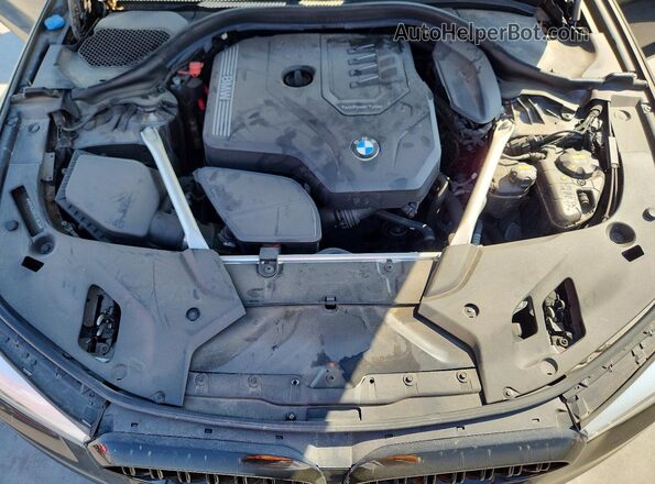 WBAJR3C0XLCE49535 2020 BMW 5 SERIES Black Вид підкапотного простору