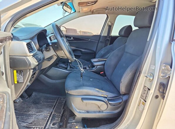 5XYPG4A33JG351314 2018 KIA SORENTO Silver 