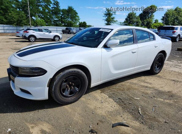 2C3CDXAG6KH645034 2019 DODGE CHARGER White Rear left