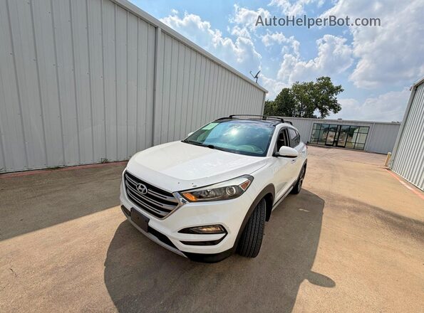 KM8J33A21JU753278 2018 HYUNDAI TUCSON White უკანა მარჯვენა