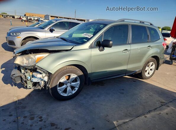 JF2SJABC7GH440751 2016 SUBARU FORESTER Зеленый Задняя левая четверть