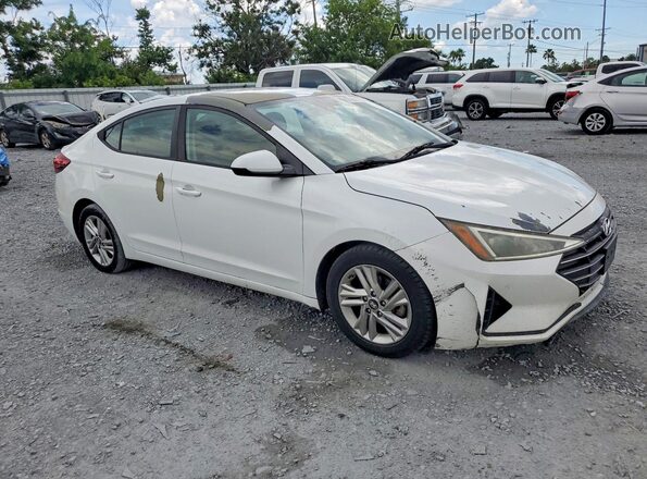5NPD84LF2KH417109 2019 HYUNDAI ELANTRA White წინა ხედი
