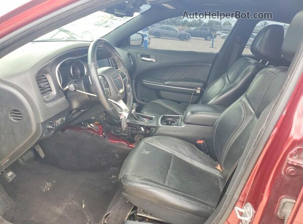 2C3CDXCT6JH216100 2018 DODGE CHARGER Burgundy 