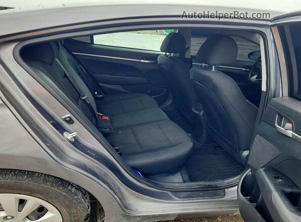 5NPD74LF4LH503980 2020 HYUNDAI ELANTRA Gray Rear interior view