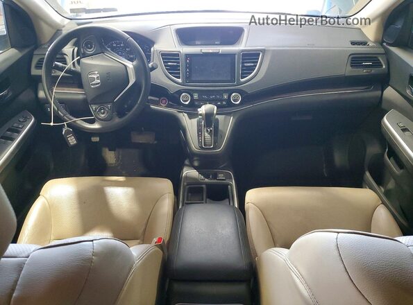 2HKRM3H72GH561666 2016 HONDA CRV Blue Вид щитка приладів