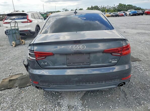WAUKMAF43JN019978 2018 AUDI A4 Gray 
