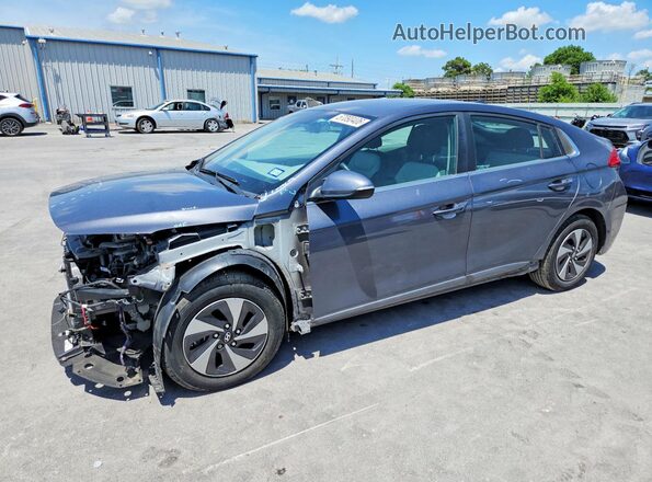 KMHC75LC0KU132338 2019 HYUNDAI IONIQ Charcoal Trasero izquierdo