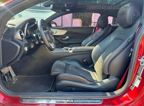 WDDWJ6EB1HF479421 2017 MERCEDES-BENZ C Red 