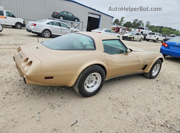 1Z8789S403398 1979 CHEVROLET CORVETTE Tan Przód prawy