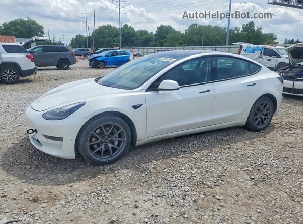 5YJ3E1EB1NF315154 2022 TESLA MODEL White 