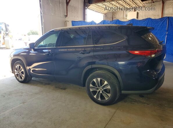 5TDGZRAH9LS005261 2020 TOYOTA HIGHLANDER Black უკანა მარჯვენა