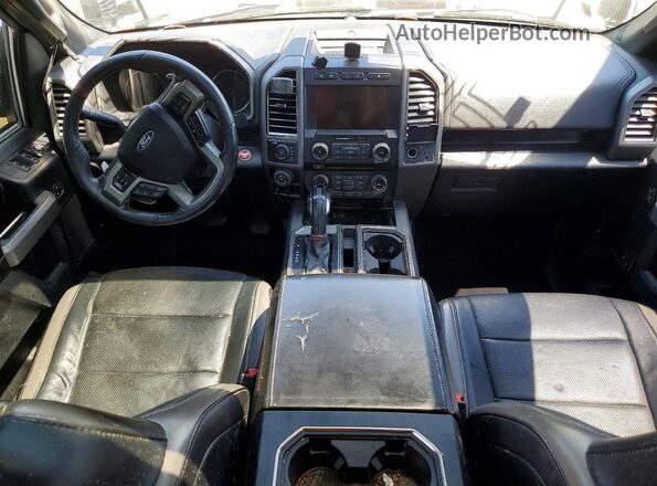 1FTFW1RG0JFE50132 2018 FORD F150 Green Widok zestawu wskaźników