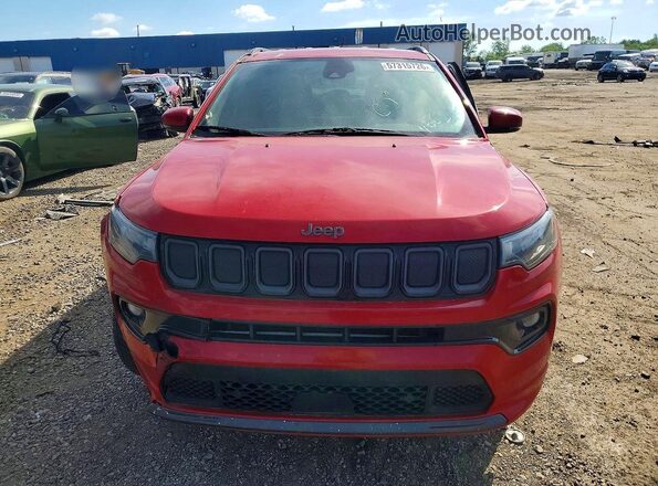 3C4NJDCB8NT131663 2022 JEEP COMPASS Red Vista trasera