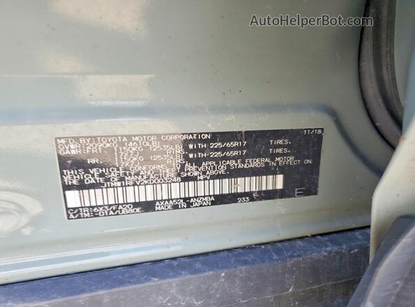JTMW1RFV2KD003248 2019 TOYOTA RAV4 Gray 360 interior view