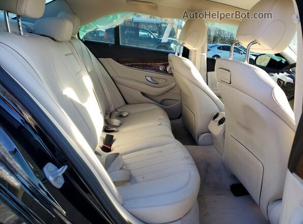 WDDZF4KB2JA357676 2018 MERCEDES-BENZ E-CLASS Black Widok wnętrza z tyłu