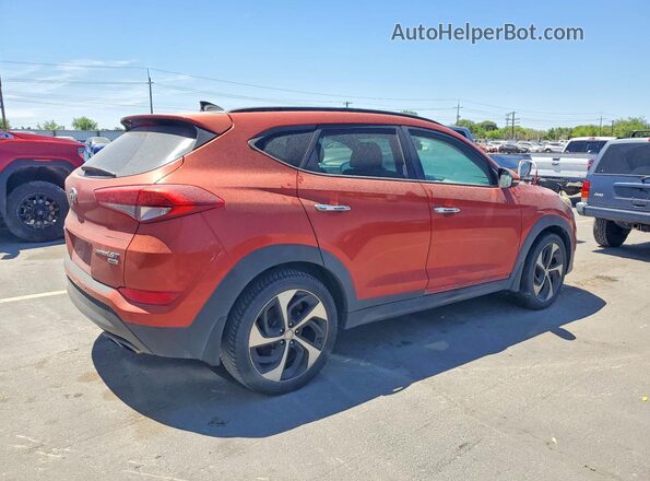 KM8J3CA27GU108708 2016 HYUNDAI TUCSON Orange Передня права чверть