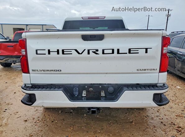 1GCPWBEK1NZ224514 2022 CHEVROLET SILVERADO White Սալոնի դիմացի տեսք