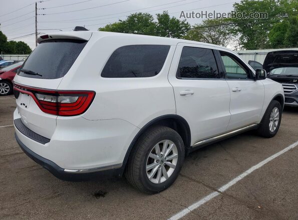 1C4RDJAG8KC616219 2019 DODGE DURANGO White Передня права чверть