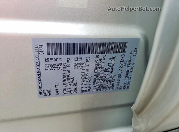 5N1BT3BB8RC722193 2024 NISSAN ROGUE Silver 