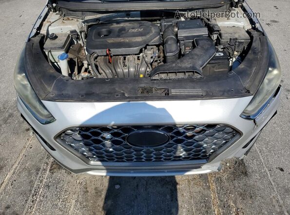 5NPE34AF5JH684684 2018 HYUNDAI SONATA Серебряный Вид подкапотного пространства