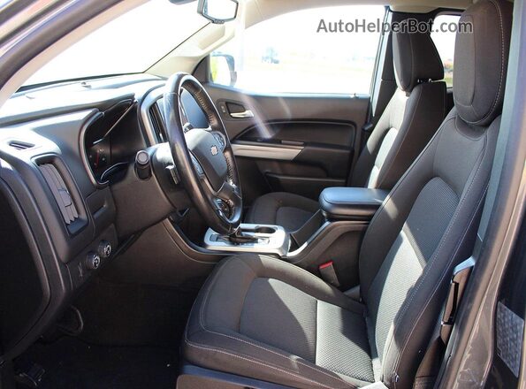 1GCHTCENXH1238573 2017 CHEVROLET COLORADO Серый Вид задних сидений