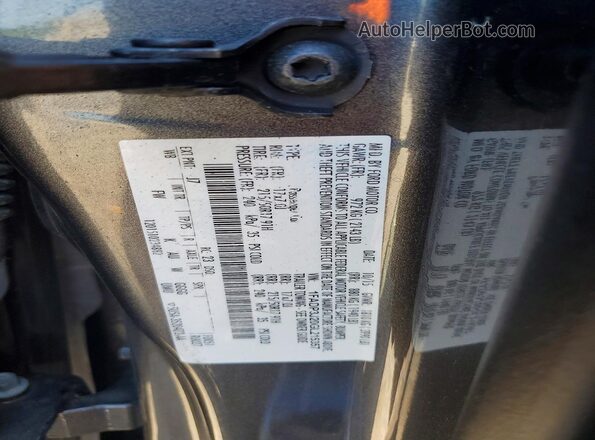 1FADP3J20GL215357 2016 FORD FOCUS Charcoal Вид наклейки з VIN-кодом