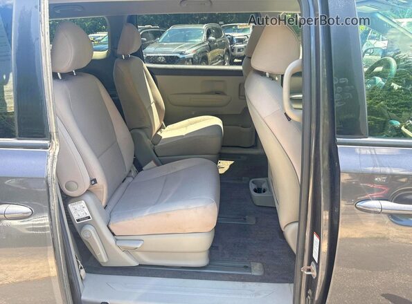 KNDMB5C17J6356389 2018 KIA SEDONA Blue Widok wnętrza z przodu