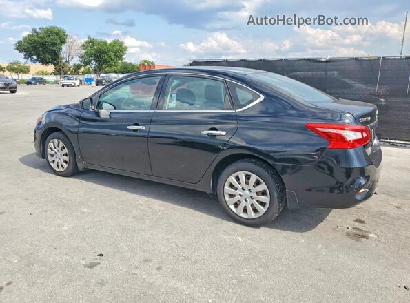 3N1AB7AP9HY339508 2017 NISSAN SENTRA Black Trasero derecho