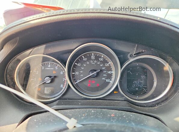 JM1GL1V5XH1112987 2017 MAZDA 6 Black Widok tylnych siedzeń