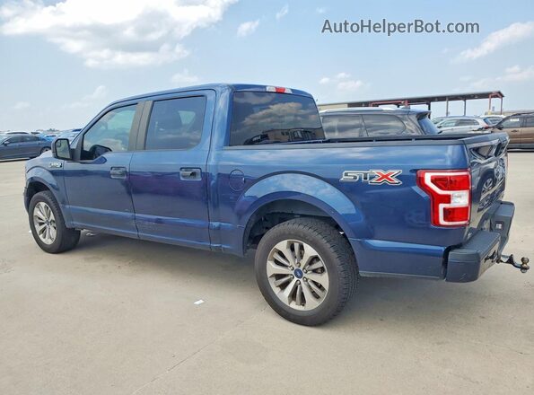 1FTEW1CP9JFD42841 2018 FORD F150 Blue Հետևի աջ