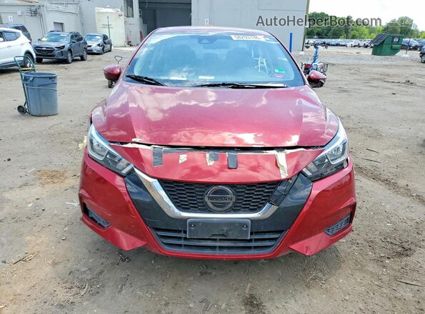 3N1CN8EV3LL844593 2020 NISSAN VERSA Red Widok z tyłu