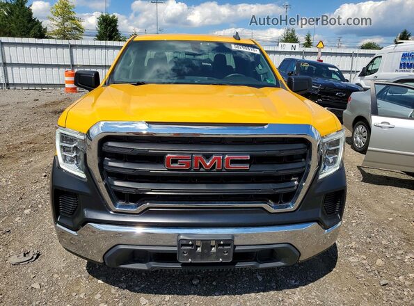 1GTR8AEK7MZ215215 2021 GMC SIERRA Yellow Vista trasera