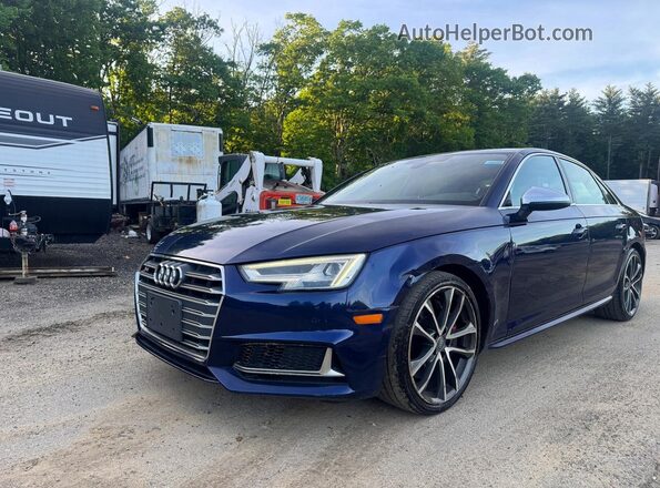 WAUB4AF40JA003891 2018 AUDI S4 Blue უკანა მარჯვენა