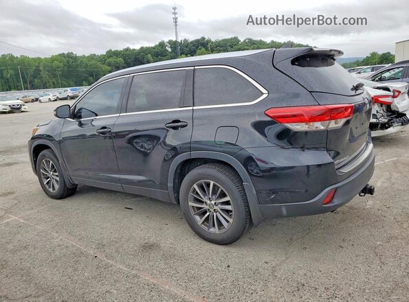 5TDJZRFH9KS614878 2019 TOYOTA HIGHLANDER Black Rear right