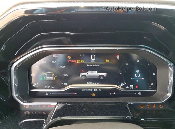 3GTUUDEL0RG255918 2024 GMC SIERRA Black Հետևի նստատեղերի տեսք