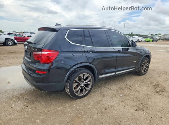 5UXWX7C58G0K36474 2016 BMW X3 Black Front right