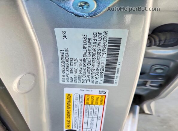 19UDE4H22SA017011 2025 ACURA INTEGRA Silver 