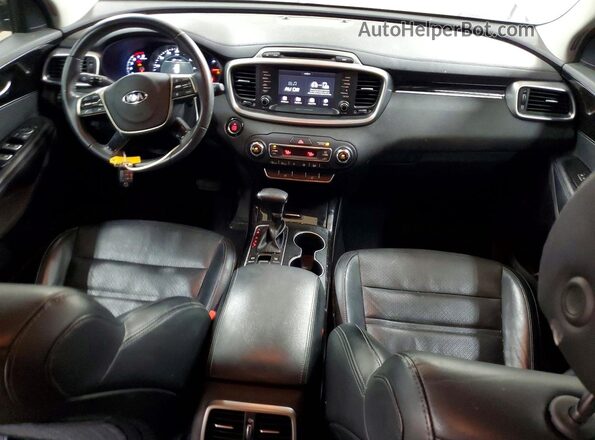 5XYPH4A58KG441462 2019 KIA SORENTO Gray Vista del cuadro de instrumentos