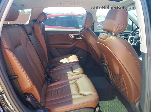 WA1LHAF76KD020551 2019 AUDI Q7 Black ძრავის განყოფილების ხედი