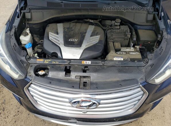 KM8SR4HF9HU243529 2017 HYUNDAI SANTA Blue 