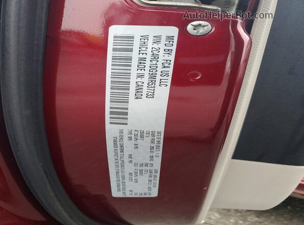 2C4RC1DG9MR537733 2021 CHRYSLER VOYAGER Burgundy 